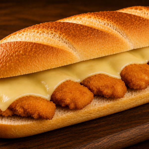 Pechuga rebozada con queso